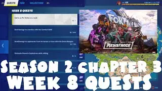 (Season 20) ALL Week 8 Challenges Guide - Fortnite Chapter 3 Season 2