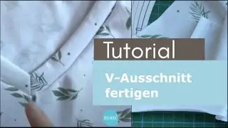 V-Ausschnitt fertigen am Shirt Caro