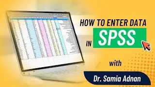 Part 1-Data Entry in SPSS|Questionnaire data entry in SPSS|Data Analysis in SPSS|DR.Samia Adnan