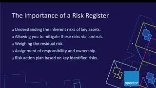 Building an Asset and Risk Register to Manage Technology Risk &bull; Step 2 | Spector
