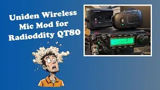Radioddity QT80 (Anytone AT-6666 Pro) беспроводной микрофонный мод Uniden