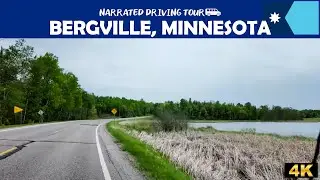 🚗 Bergville, Minnesota 🌳 4K Drive