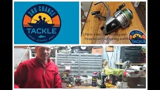 Penn Silver series 104 how to set the bail spring and fix a faulty anit reverse dog