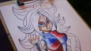 Android 21 Speed Drawing