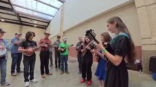 Cherokee Shuffle Jam with Sierra Hull (Kids on Bluegrass)  IBMA World of Bluegrass #bluegrassmusic