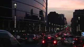 Timelapse : Rue de la Loi (6PM) - Brussels - Belgium
