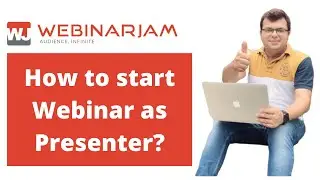 E5 - Webinarjam - How to start Webinar as Presenter?
