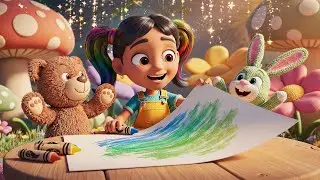 Eight Little Crayons Color Color Color | Nursery Rhymes for Kids & Baby Songs