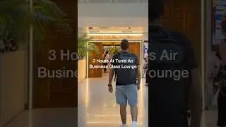 3 Hours Inside TUNIS AIR Business Class Lounge