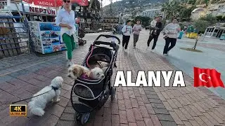 Alanya City Center Walking Tour Tyrkey | Alanya Antalya T&uuml;rkiye 4K
