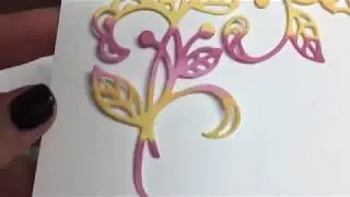 Stampin' Blends and Detailed Dies Technique