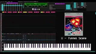 X (エックス/Ekkusu) - Tunnel Scene | DefleMask Genesis/Megadrive Cover