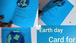 Earth day card for students easy to make //#card