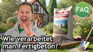 Wie wird Fertigbeton f&uuml;r Betonfundamente verarbeitet: 2 einfache & schnelle Methoden | FAQ ☀️ Pina