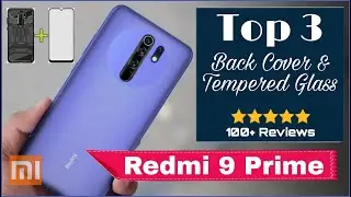 Redmi 9 Prime - Top 3 Back Cover & Tempered Glass | Best Back Case on Market
