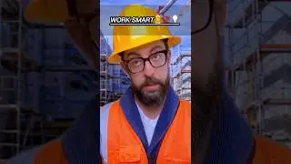 Work Smart 👷💯💡 #workers #work #job #smart #construction #viralvideo #shorts