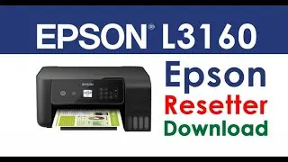 How to Reset Epson L3160 Printer Ink Pad counter Error E-11, L3160, L3166, L3168 adjustment program