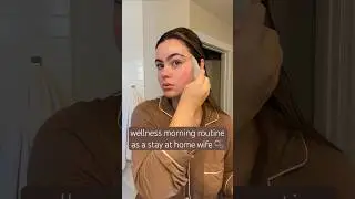 wellness morning routine as a stay at home wife 🤎🫧 #wellnessroutine #sahw #morningroutine