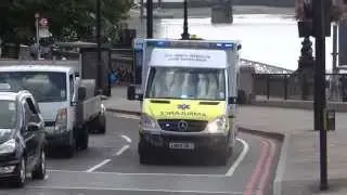 St John Ambulance - Mercedes Sprinter CATS Ambulance On An Emergency Call