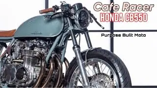 1973 Honda CB550 Custom CAFE RACER by Purpose Built Moto
