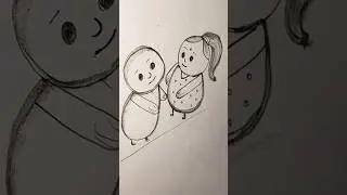 😘😘💕💕💕❣️❣️❣️ #love #art #cartoon #cute #trending #drawing #shorts