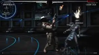 MKX - Erron Black (Gunslinger) 60% Meterless Corner Combo!