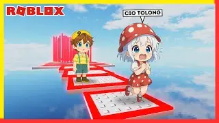 Cio Dan Cia Uji Nyali Di Tower Susah Penuh Lase Merah | Emang Gini Tower (ROBLOX)