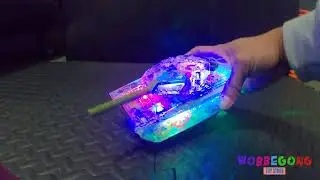 Transparent Electronic Tank Toy with sound & lights - ASMR by Wobbegong Toys