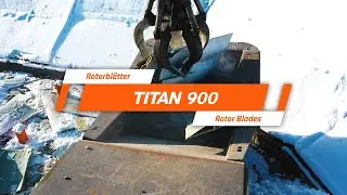 TITAN 900 - Zerkleinerung von Rotorbl&auml;ttern