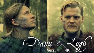 LUGH and DANU meet in the Druid Grove, CELTICS series, UHD 4K, vers.4, Color version Warm.