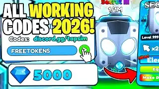 *NEW* ALL WORKING CODES FOR TAP SIMULATOR IN 2026! ROBLOX TAP SIMULATOR CODES