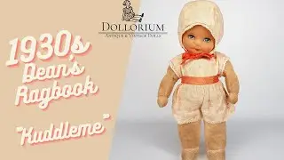 1930s Dean's Ragbook Kuddleme Budget Doll - Antique & Vintage Doll Collection at Dollorium