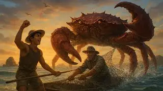Two Fishermen Catch a GIANT Sea Crab! I Didn't Expect It to Be This Big!