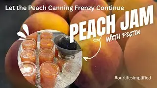 Homemade Cinnamon Peach Jam! (Canning Series) Let the Peach Canning Frenzy Continue!