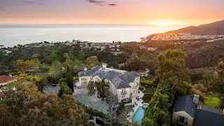 TOUR INSIDE Le Ch&acirc;teau Miramar: a French Riviera Masterpiece with Ocean views in Malibu
