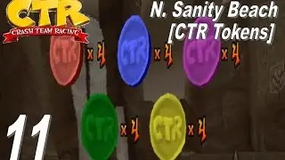 Crash Team Racing - Part 11: N. Sanity Beach [CTR Tokens]