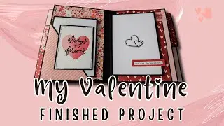 ❤️ Valentine Mini Album | Finished Album Share | Carta Bella | with FREE tutorial