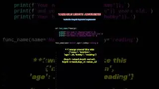 [python basic] function arguments types 2 #python #pythonbasics