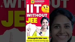 IIT Madras Without JEE😎#hundredcareer