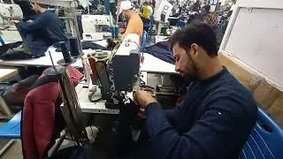 Hem bottom chain stitch #factory