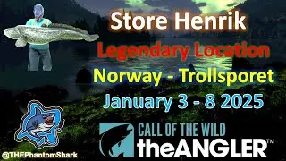 Store Henrik  Location - January 3-8 2025 Norway Trollsporet Call of The Wild: The Angler