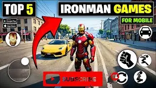 Top Best Iron Man Game's For Android | Superhero games For Mobile 🔥🔥😱😱