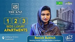 The KNZ Twin Towers in Gulberg Greens | EverGreen Builder & Developers | Kunjee.com