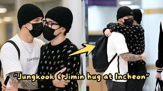 10 минут назад! Чонгук и Чимин из BTS идеально смотрятся вместе в Инчоне, их объятия сводят АРМИ ...