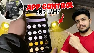 Winter Light Installation in car at home App Control | Car Fog Light Review | Mini Drive Fog Light