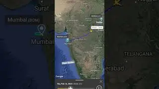 route Jabalpur airport to Mumbai airport flight #aviation #air #dev_kanha #youtubeshorts #shorts
