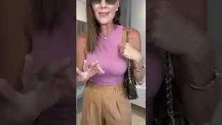 Regata Isis rosa + Shorts Siena caramelo | look de ver&atilde;o