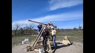 Texas Trebuchet Fireball Shoot:  The Build