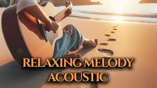 Serenity in Strings: Clarissa Acoustic's Enchanting Guitar Melodies in a Sunset Beach Setting