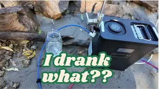 Purewell Portable Reverse Osmosis System (Drinking Dirty River Water)